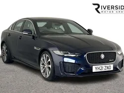 Portofino blue Used 2021 Jaguar XE R-Dynamic Sedan | £19,990 (Fair price)