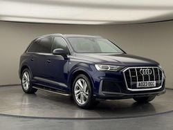 Navarra blue metallic/navarra blue metallic Used 2023 Audi Q7 S-Line SUV | £41,000 (Good price)