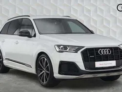 White Used 2022 Audi Q7 Black Edition SUV | £46,850 (Good price)