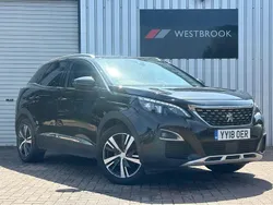 Black Used 2018 Peugeot 3008 GT-line SUV | £7,990 (Expensive)