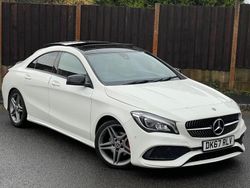 White Used 2017 Mercedes CLA180 AMG line Sedan | £10,995 (Fair price)