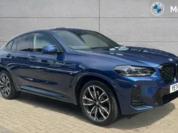 Phytonic blue metallic paint Used 2024 BMW X4 M Sport SUV | £48,066 (A bit pricey)