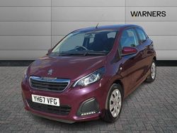 Purple Used 2018 Peugeot 108 Active Hatchback | £5,595 (Fair price)