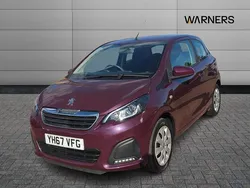 Purple Used 2018 Peugeot 108 Active Hatchback | £5,995 (Fair price)