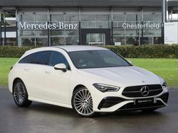 White Used 2024 Mercedes CLA220 Shooting Brake AMG Line Premium Estate | £29,900 (Fair price)