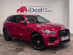 Red Used 2018 Jaguar F-Pace R-Sport SUV | £13,990 (Good price)
