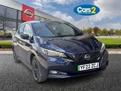 Blue Used 2022 Nissan Leaf Tekna Hatchback | £14,490 (Fair price)