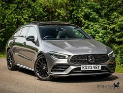 Grey Used 2023 Mercedes CLA220 Shooting Brake AMG Line Premium Plus Estate | £29,500 (A bit pricey)