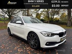 White Used 2016 BMW 320 Efficient Dynamics Sedan | £11,650 (Fair price)