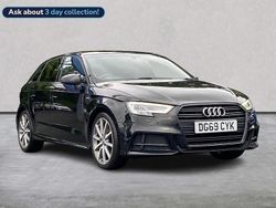 Black Used 2019 Audi A3 Black Edition Hatchback | £15,979 (Fair price)