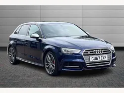 Blue Used 2017 Audi S3 Hatchback | £17,990 (A bit pricey)