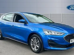 Blue Used 2022 Ford Focus Titanium Hatchback | £13,898 (Fair price)