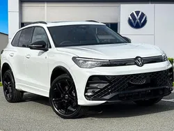 White New 2025 VW Tiguan R-line SUV | £55,799