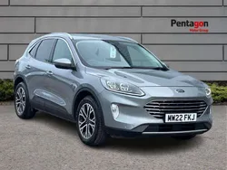 Solar silver premium paint Used 2022 Ford Kuga Titanium SUV | £18,495 (Fair price)