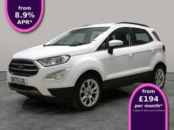 White Used 2022 Ford Ecosport Titanium SUV | £13,406 (Fair price)