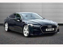 Brilliant black Used 2021 Audi A7 S-Line Hatchback | £28,750 (Good price)