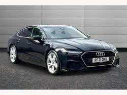 Brilliant black Used 2021 Audi A7 S-Line Hatchback | £29,150 (Good price)