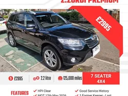 Black Used 2010 Hyundai Santa Fe Premium SUV | £2,994 (Fair price)