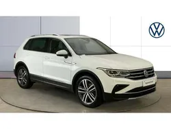 White Used 2021 VW Tiguan Elegance SUV | £22,750 (Fair price)