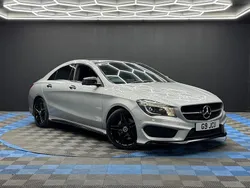 Silver Used 2014 Mercedes CLA250 AMG Sedan | £11,290 (Fair price)