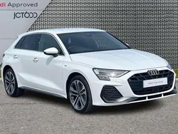 White Used 2025 Audi A3 e-tron S-Line Hatchback | £31,528 (Expensive)