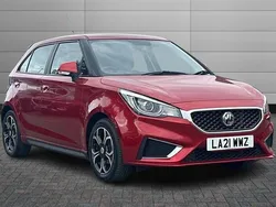Arctic white Used 2021 MG MG3 Exclusive Hatchback | £8,490 (Good price)
