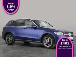 Blue Used 2019 Mercedes GLC300 AMG line Estate | £25,304 (Good price)