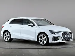 White Used 2023 Audi A3 e-tron S-Line Hatchback | £20,798 (Good price)
