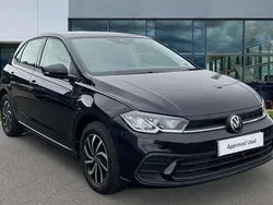 Deep black Used 2024 VW Polo Life Hatchback | £18,869 (Fair price)