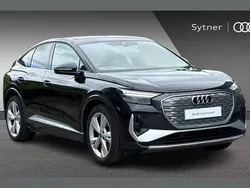 Black Used 2022 Audi Q4 Sportback e-tron S-Line SUV | £26,000