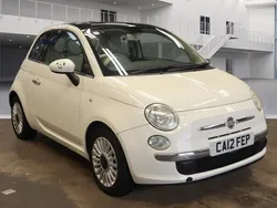 White Used 2012 Fiat 500 Lounge Hatchback | £3,495 (Fair price)