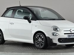 White/black Used 2021 Fiat 500 Hatchback | £10,498 (Fair price)
