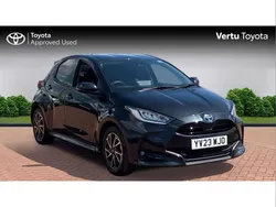 Black Used 2023 Toyota Yaris Hybrid Design Hatchback | £16,490 (Good price)