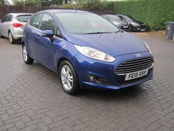 Blue Used 2015 Ford Fiesta Zetec Hatchback | £4,500 (Fair price)