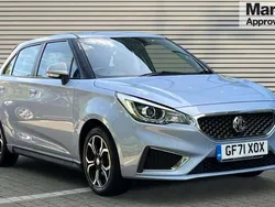 Silver Used 2021 MG MG3 Exclusive Hatchback | £9,632 (Fair price)