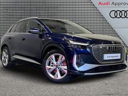 Blue Used 2025 Audi Q4 e-tron S-Line SUV | £32,800