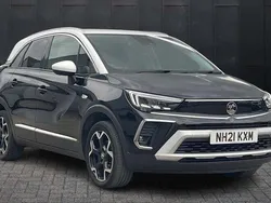 Black Used 2021 Vauxhall Crossland Ultimate SUV | £12,399 (Fair price)