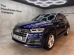 Blue Used 2017 Audi Q5 S-Line SUV | £16,415 (Fair price)