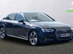 Black Used 2016 Audi A4 S-Line Sedan | £11,999 (Fair price)