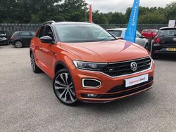 Energetic orange Used 2020 VW T-Roc R-line SUV | £21,675 (Fair price)