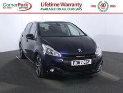 Blue Used 2017 Peugeot 208 GT-line Hatchback | £6,499 (Fair price)