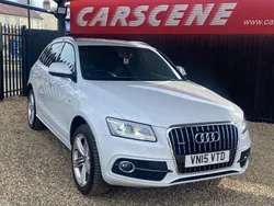 White Used 2015 Audi Q5 S-line plus SUV | £14,299 (Fair price)