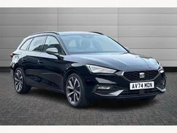 Midnight black Used 2024 Seat Leon FR Sport Estate | £22,990 (Expensive)