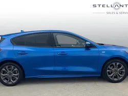 Blue Used 2022 Ford Focus ST-Line Hatchback | £15,009 (Fair price)