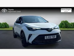 White/black Used 2022 Toyota C-HR Sport SUV | £20,550 (Fair price)