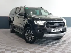 Black Used 2021 Ford Ranger Wildtrack Pickup | £18,298 (Good price)