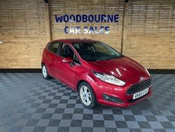 Red Used 2015 Ford Fiesta Zetec Hatchback | £8,295 (A bit pricey)