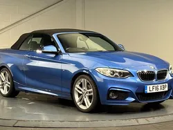 Blue Used 2016 BMW 218 M Sport Cabriolet | £10,500 (Fair price)