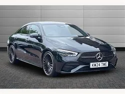 Black Used 2024 Mercedes CLA220 AMG Line Premium Plus Sedan | £33,750 (Fair price)