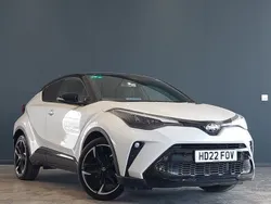 White Used 2022 Toyota C-HR Sport SUV | £23,798 (Fair price)
